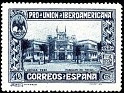 Spain 1930 Pro Unión Iberoamericana 40 CTS Azul Edifil 576